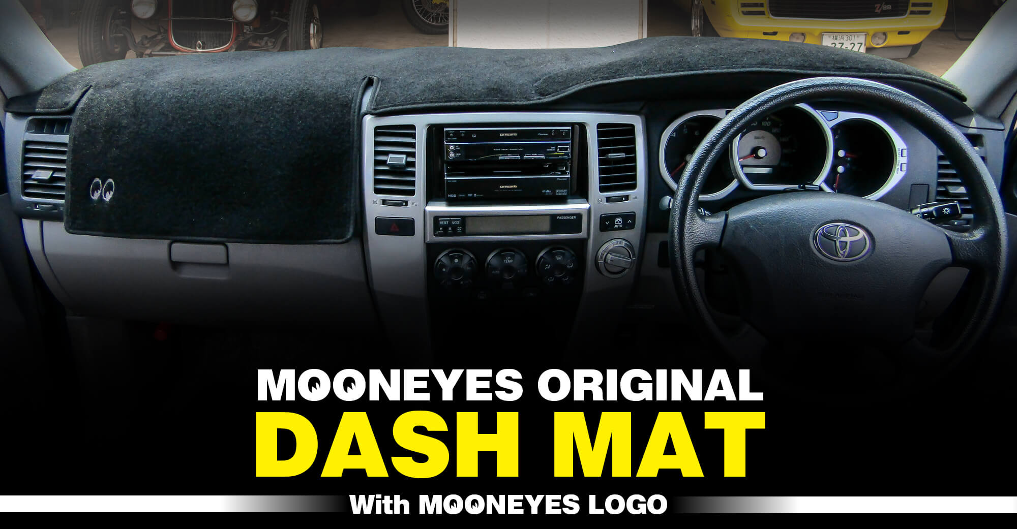 MOONEYES ORIGINAL DASH MATS - ムーンアイズ オリジナル ダッシュマット